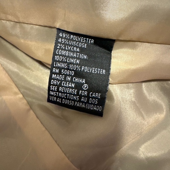 Kasper Brown Blazer with Cream Accents - Picture 11 of 12